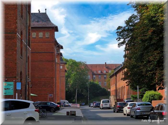 Blick in die Kurhessenkaserne