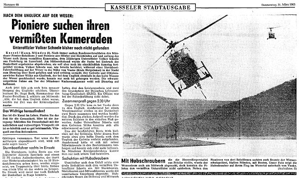 Kasseler Zeitung v. 21.03.1963